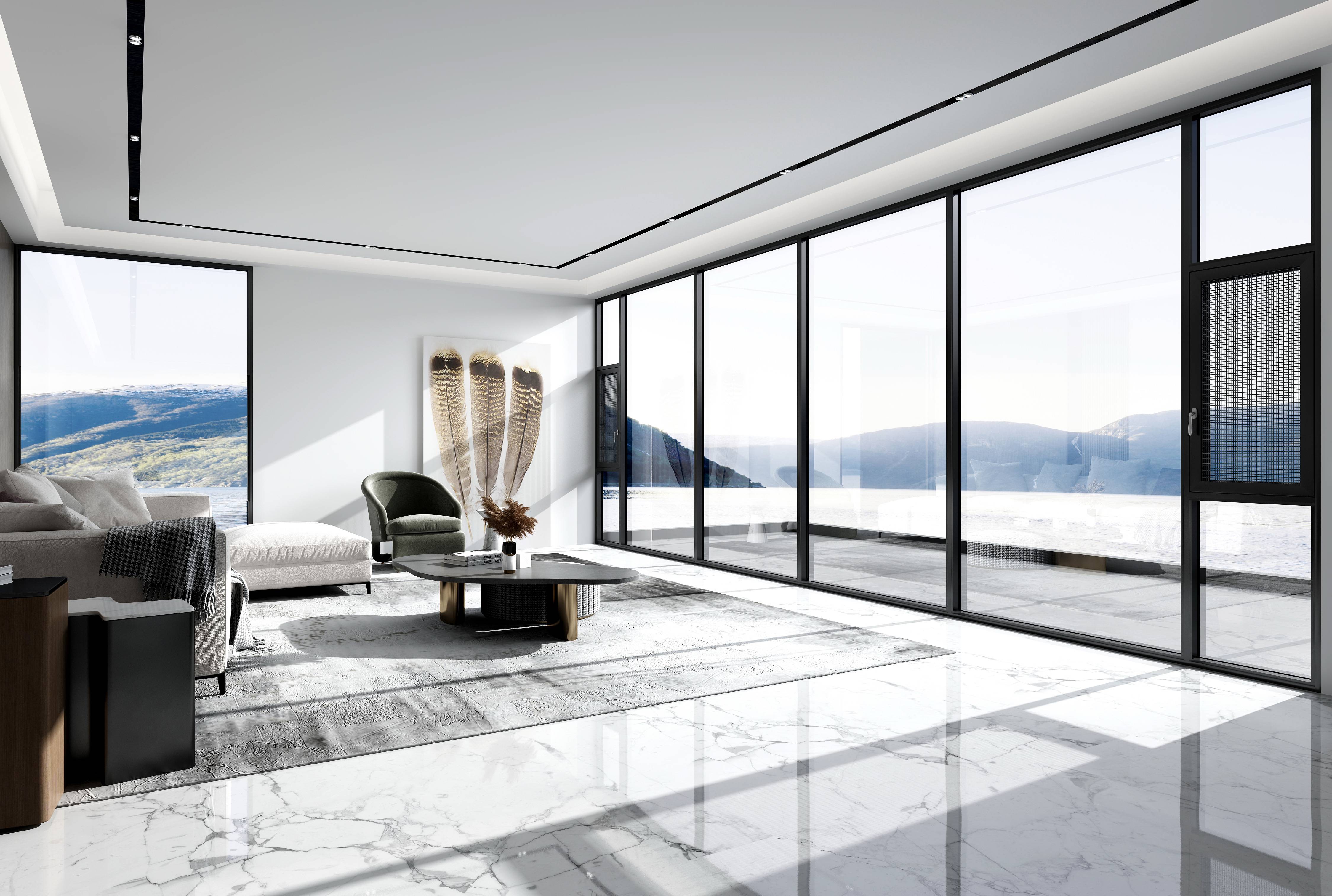 窗纱一体平开窗系列