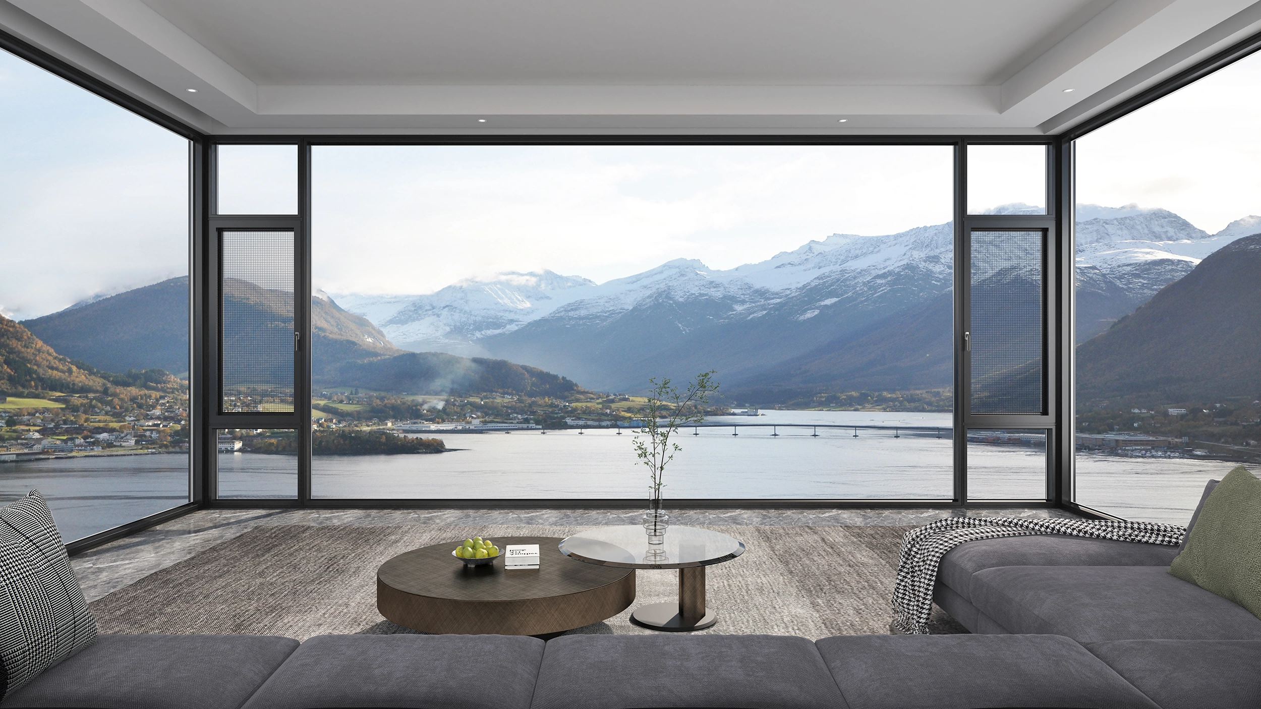 窗纱一体平开窗系列