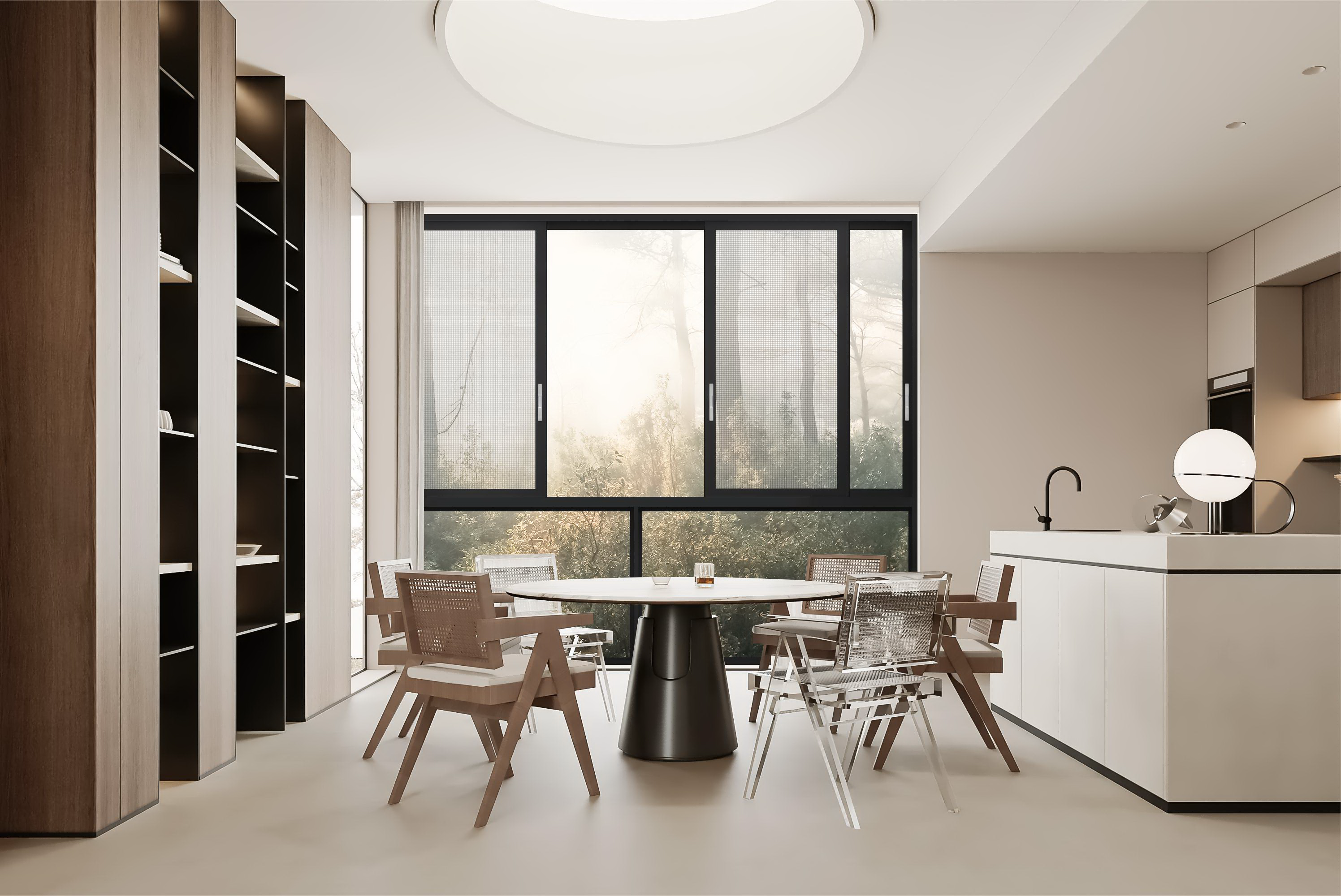 窗纱一体推拉窗系列